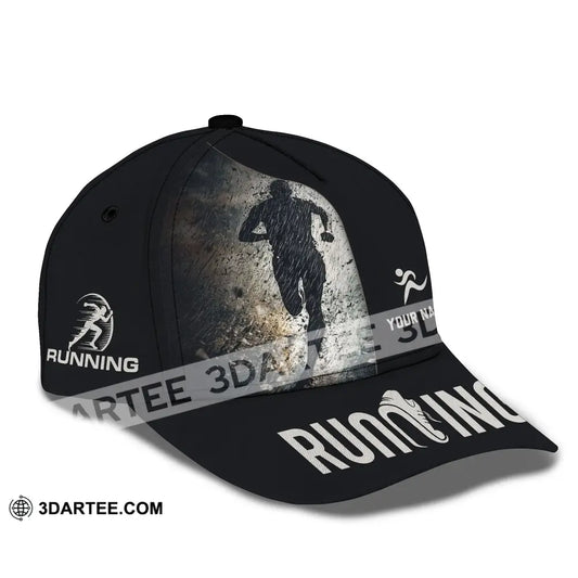 Personalized Cap Customized Marathon Running Lover Sport Classic Cap CLASSIC CAP / UNIVERSAL FIT Cap