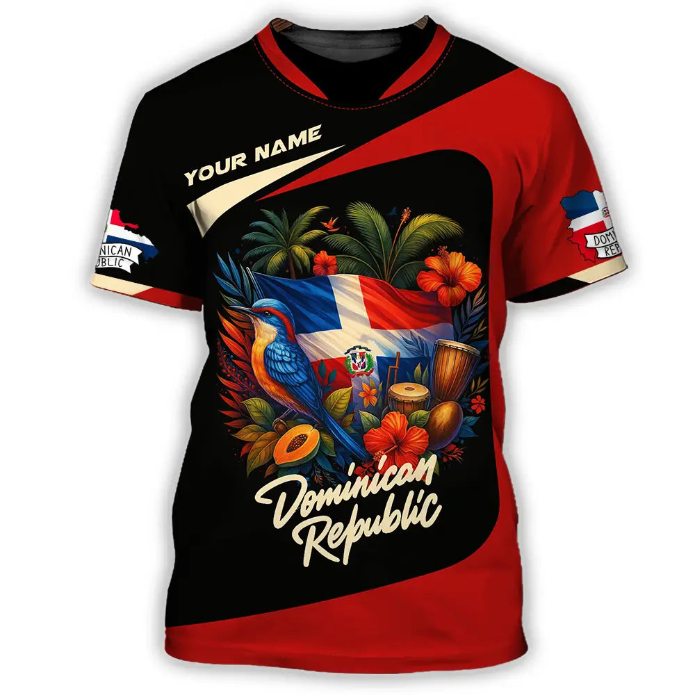 Unisex Shirt - Custom Dominican Republic Shirt T-Shirt / S T-shirt