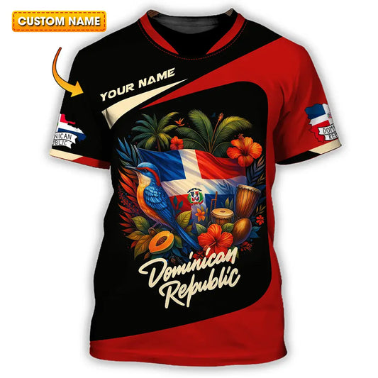 Unisex Shirt - Custom Dominican Republic Shirt T-shirt