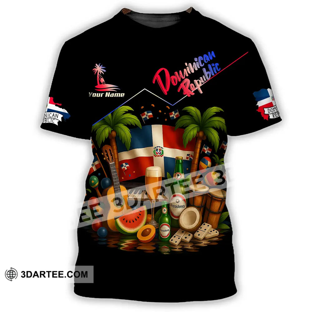 Unisex Shirt - Custom Dominican Republic Shirt T-Shirt / S T-shirt